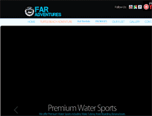 Tablet Screenshot of farboatcharter.com